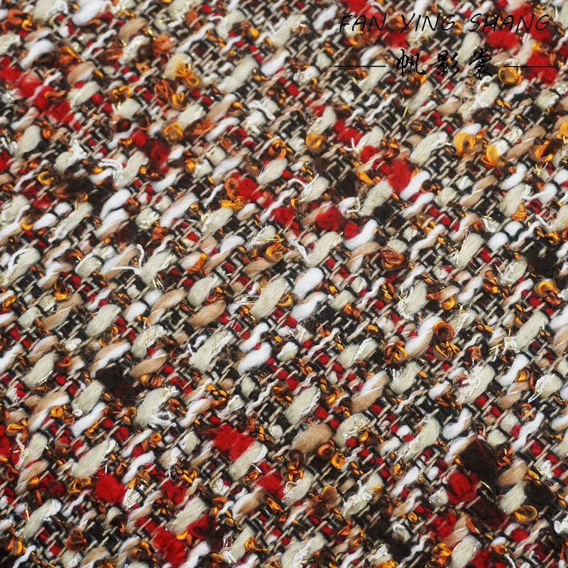 2025 Hot Sale Colorful Wool Tweed Fabric For Coat Diy