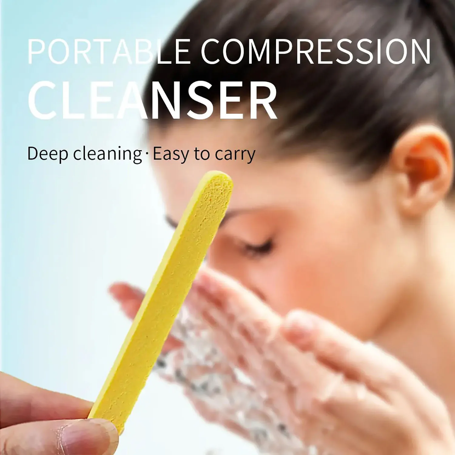 แผ่นพัฟเครื่องสำอางฟองน้ำขัดทำความสะอาดอัดแน่น12ชิ้น/เซ็ตแผ่นซักผ้าทำความสะอาดผิวหน้าเครื่องมือดูแลผิวลบเครื่องสำอาง