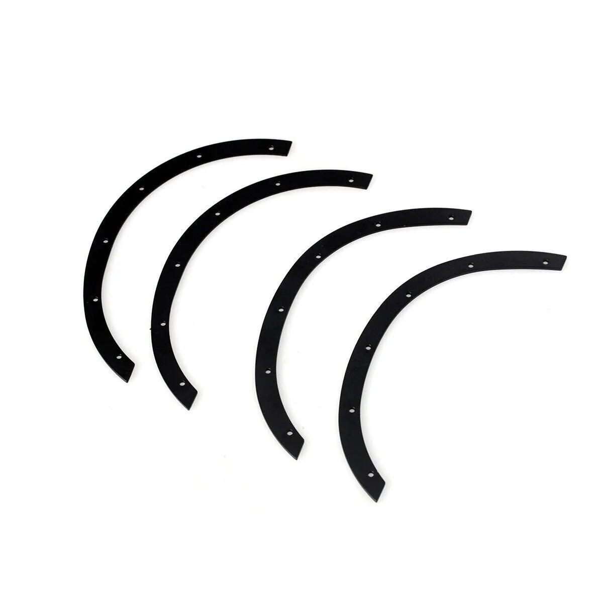 LCX Racing 1/10 RC Crawler Car Stainless Steel Front Rear Fender Flare for Traxxas TRX4 2021 Upgrades Part Accessories