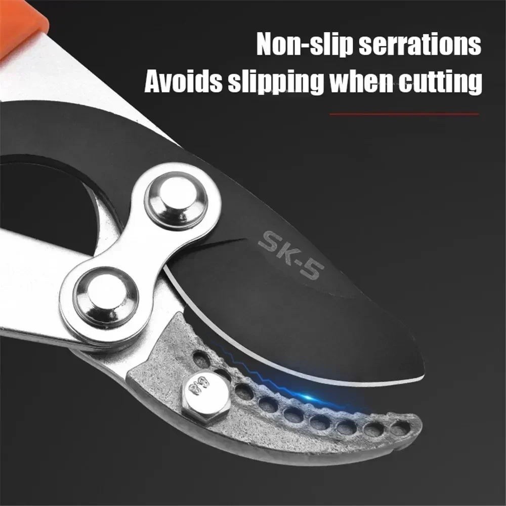 طويل طول مقص أداة اليد المضادة للانزلاق قبضة حديقة تشذيب السقاطة قطع شجرة فرع التحوط سندان القص أدوات الحدائق