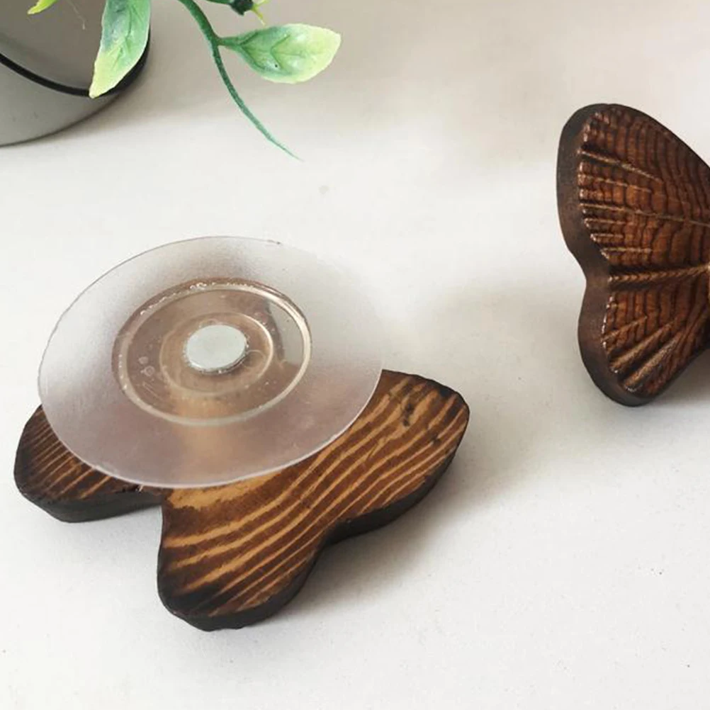 

Wood Storage Hook Pine Coat Hanger Butterfly Shaped Wall Hanging Home Decor Hooks Wooden Material