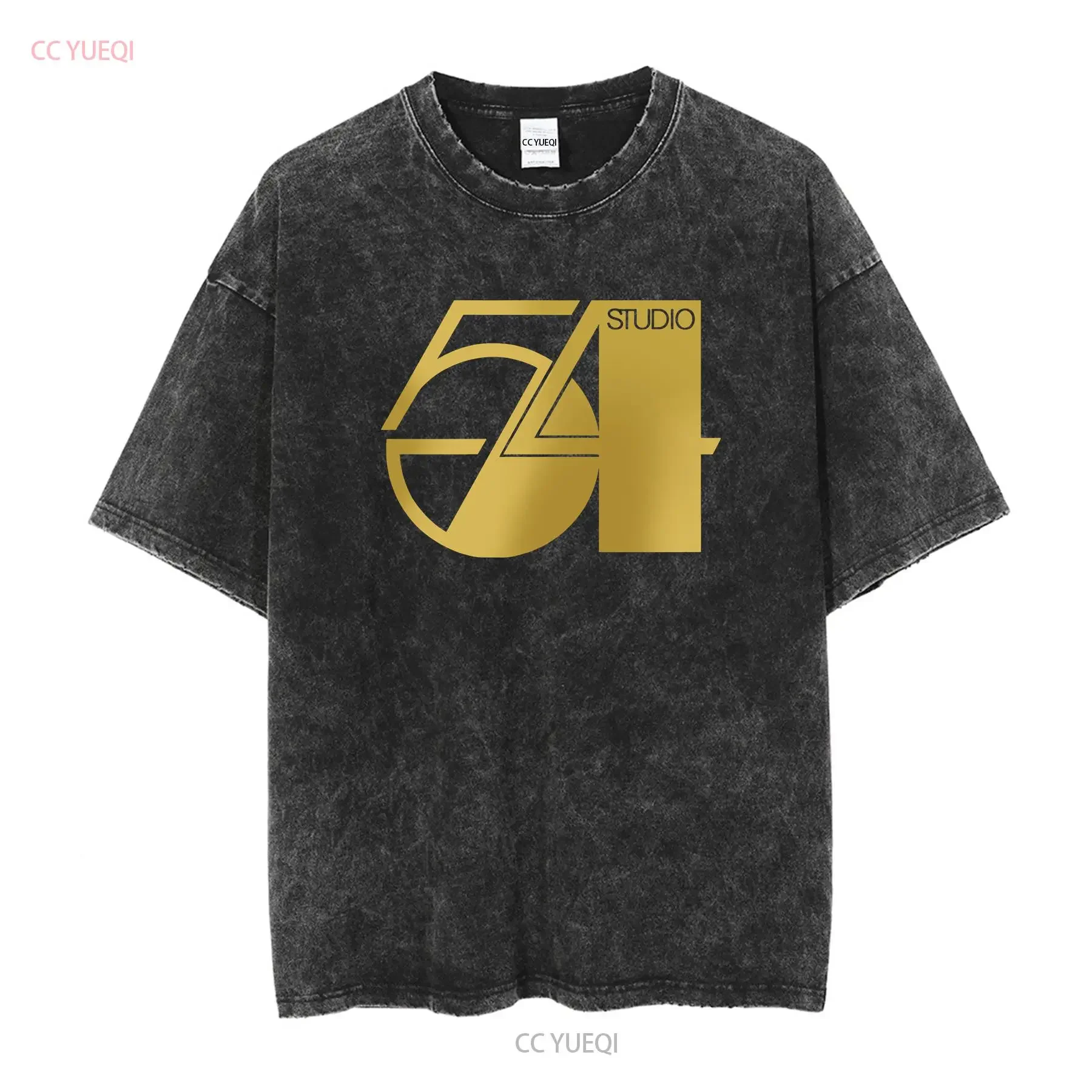 STUDIO 54 T SHIRT DISCO DJ VINYL COLLECTOR FUNK SALSOUL CLUB MUSIC long or short sleeves vintage Washed Versatile Slightly