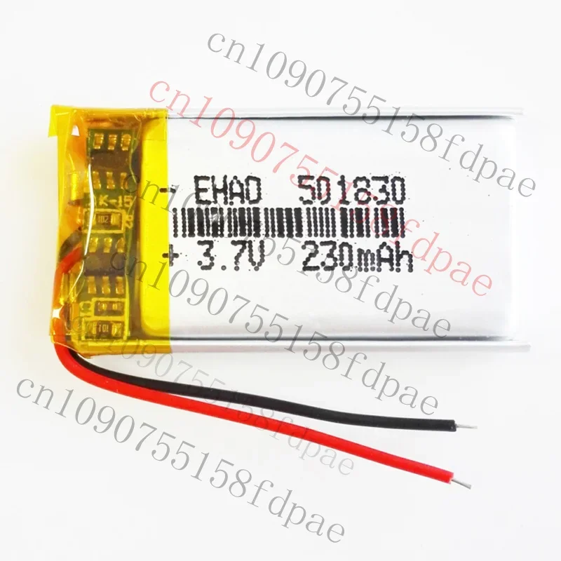 

OK 3,7 В 230 мАч Lipo аккумуляторная батарея для MP3 MID GPS Bluetooth наушники 501830