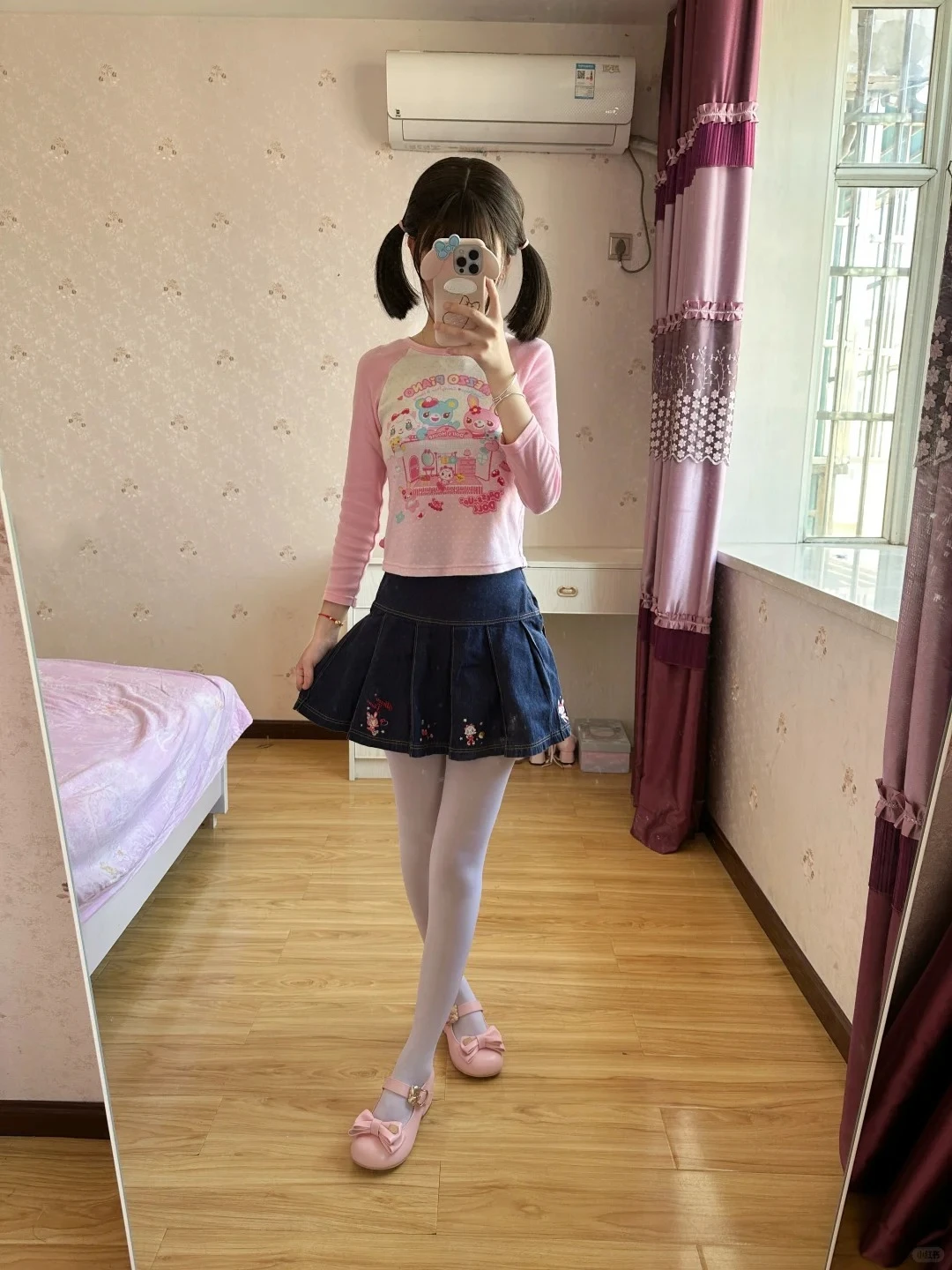 اليابانية Kawaii سوي تي شيرت كم طويل نمط لطيف عادية Y2K ثقافة فرعية Harajuku المرأة عادية س الرقبة اليابانية الربيع القمم #4