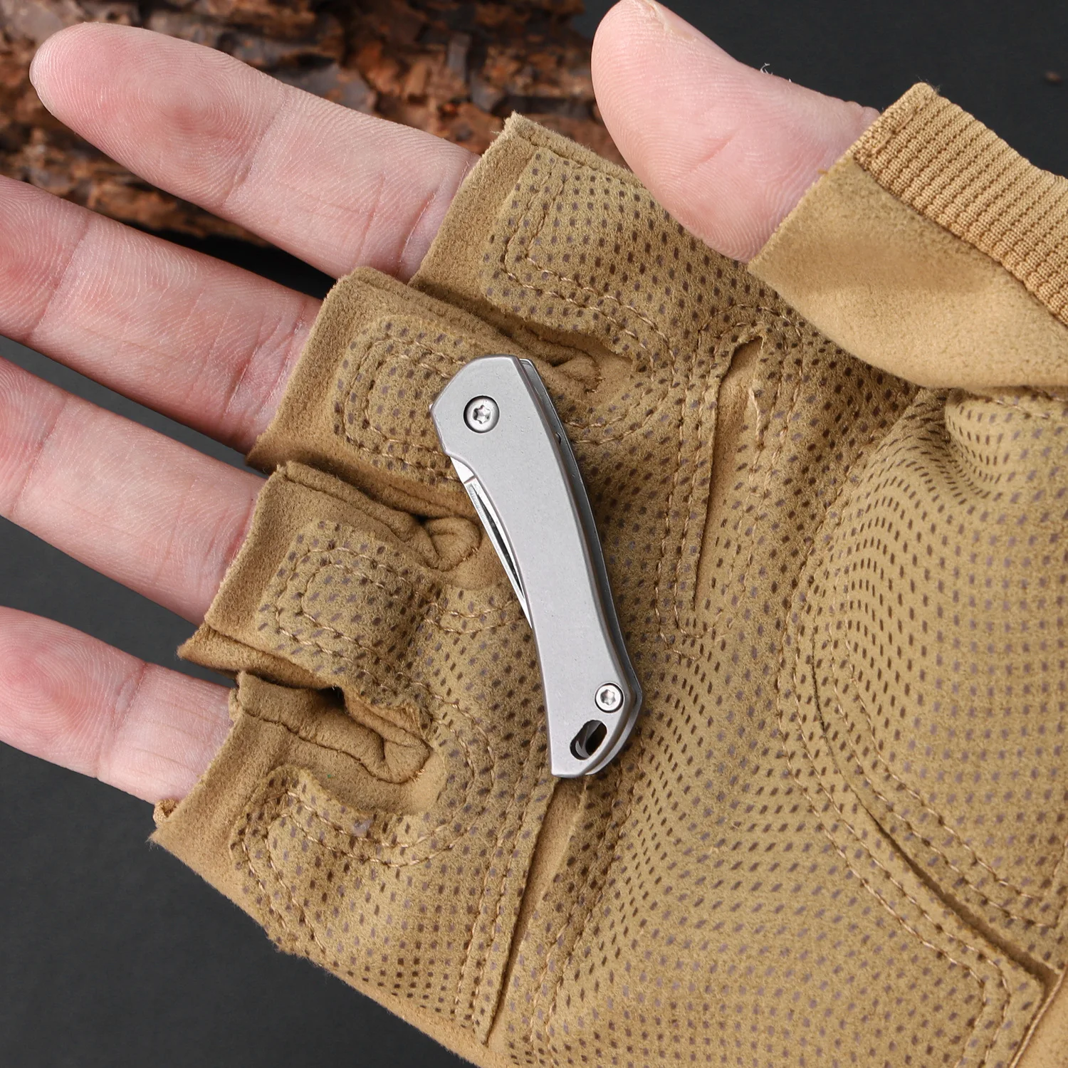 Mini Outdoor Folding Knife Sharp Stainless Steel Knife Open Courier Open Box Pocket Knife Carry Key Chain Pendant Camping Gift