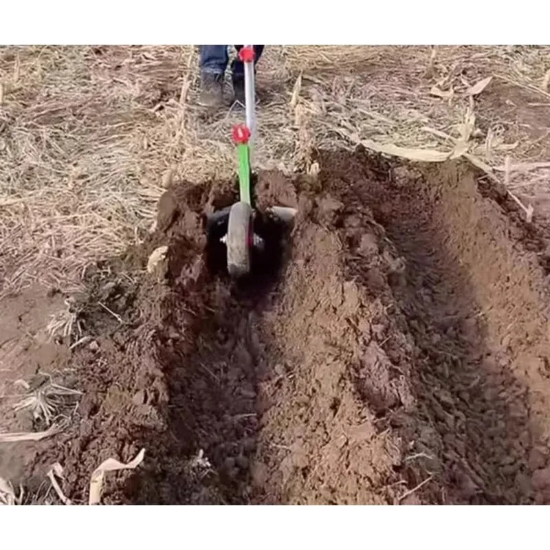 Manual Hand Tiller Hand Plough Mini Soil Loosening Tool For Garden Vegetable  Plot  Family  Farm  Cultivation  Weeding  Planting