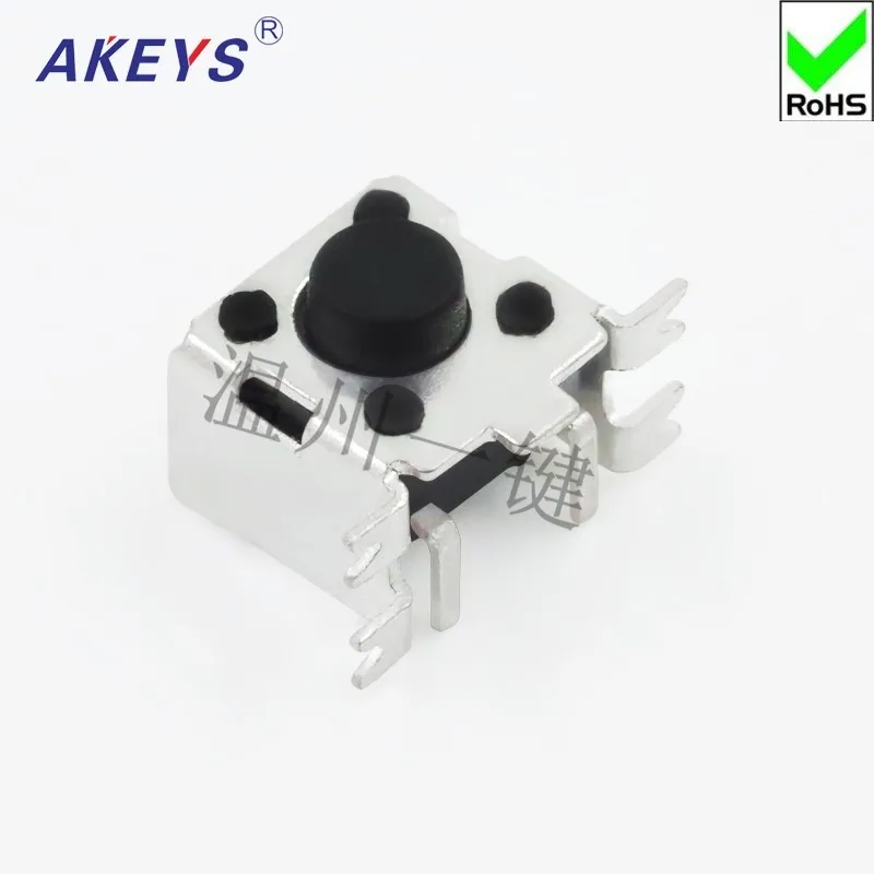 10PCS TS-D018 6*6 Tact switch 4 pin SMD/SMT type with bracket momentary Tactile Switch