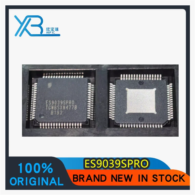 

(1/5 шт.) ES9039SPRO ES9039S TQFP-64 8-канальный аудио ЦАП с чувствительностью 132 дБ, абсолютно новый и оригинальный.