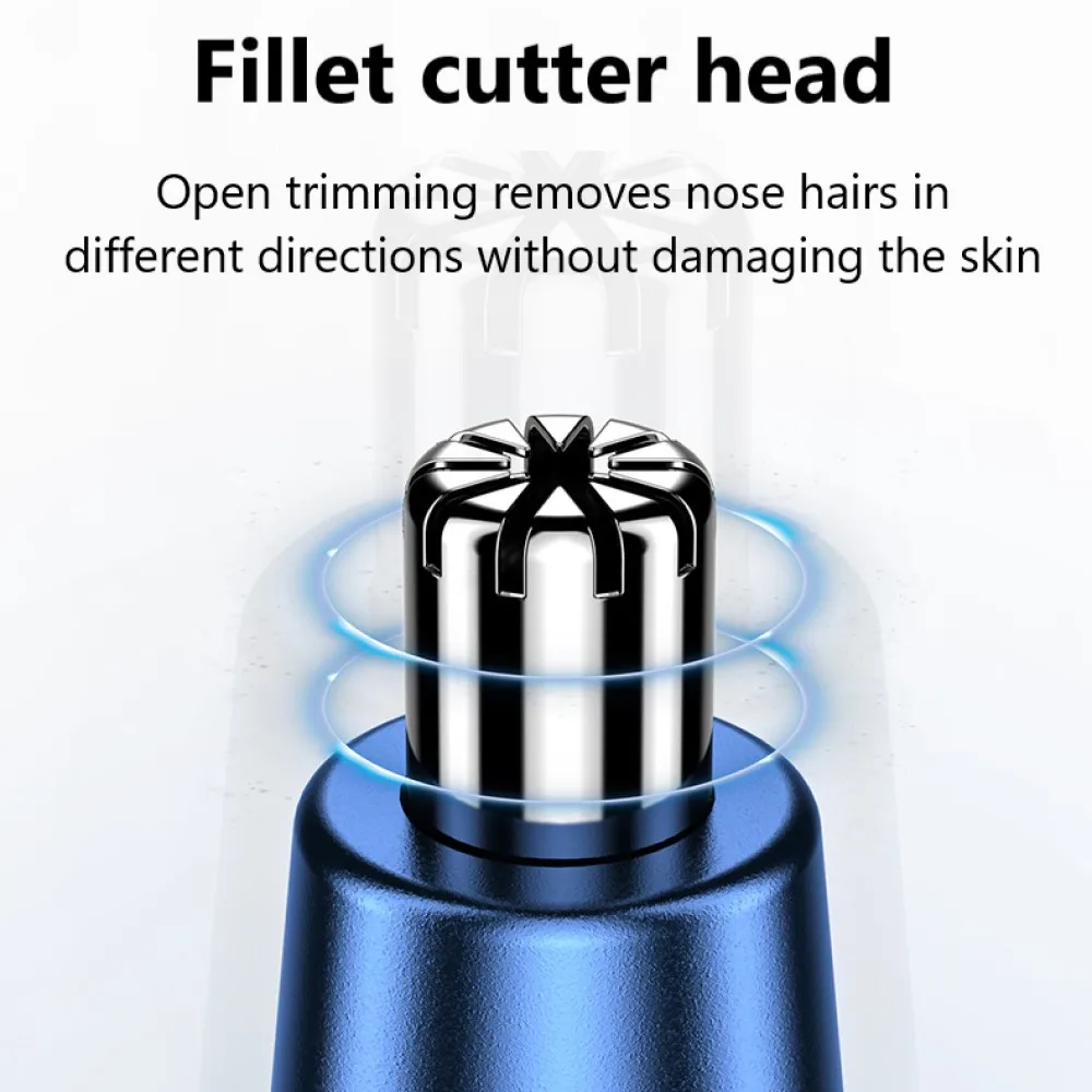 Updated Electric Shaving Nose Ear Trimmer Safe Face Care Rechargeable Nose Hair Trimmer for Men Shaving Hair Removal Razor Beard