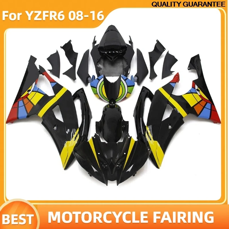 

YZFR6 2008 2009 2010 2012 2016 Motorcycle Fairing Kit for YAMAHA YZF R6 YZF-R6 2008-2016 High Quality Road Racing Bodykit