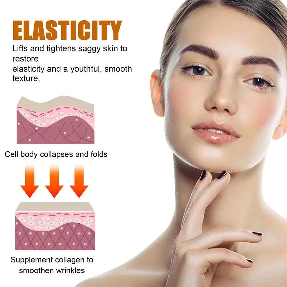 Collagen Face Serum Smoothing Wrinkle Moisturing Tightening Nourishing Hydrating Elasticity Brightening Face Skin Care Product image 4