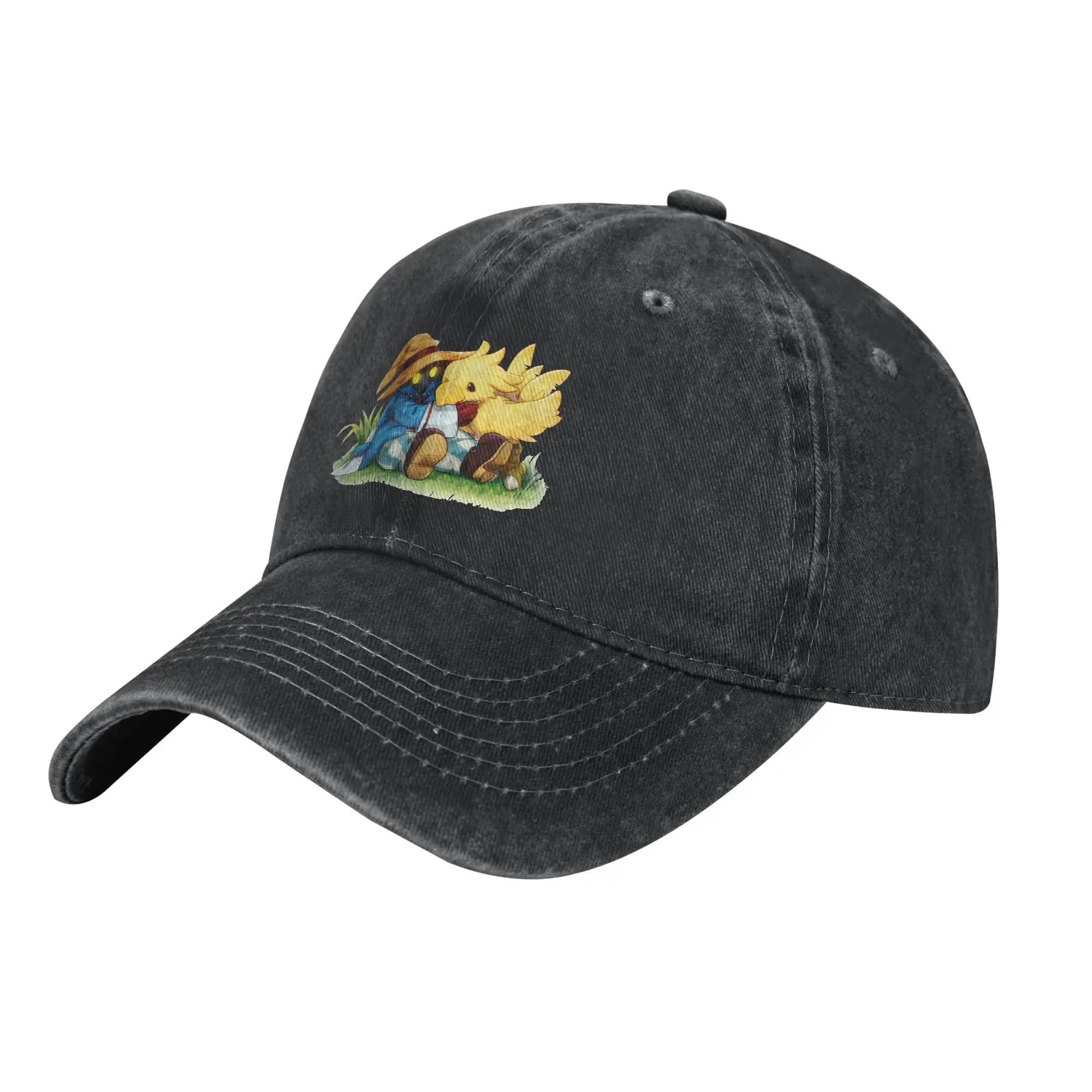 Chocobo Vivi Final Fantasy 9 Fashion Baseball Cap  Breathable Fabric Women Hat  Travel Sightseeing Women Hat
