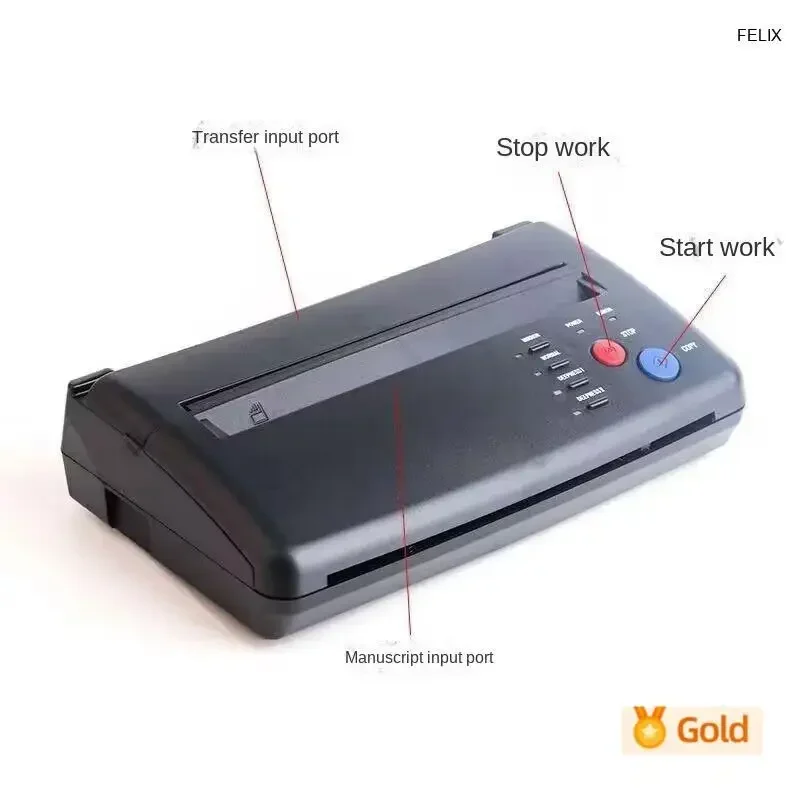 

110V/220V Mini Tattoo Transfer Machine - Quick and Convenient Alternative To Hand-Drawn Tattooing Equipment Tattoo Transfer