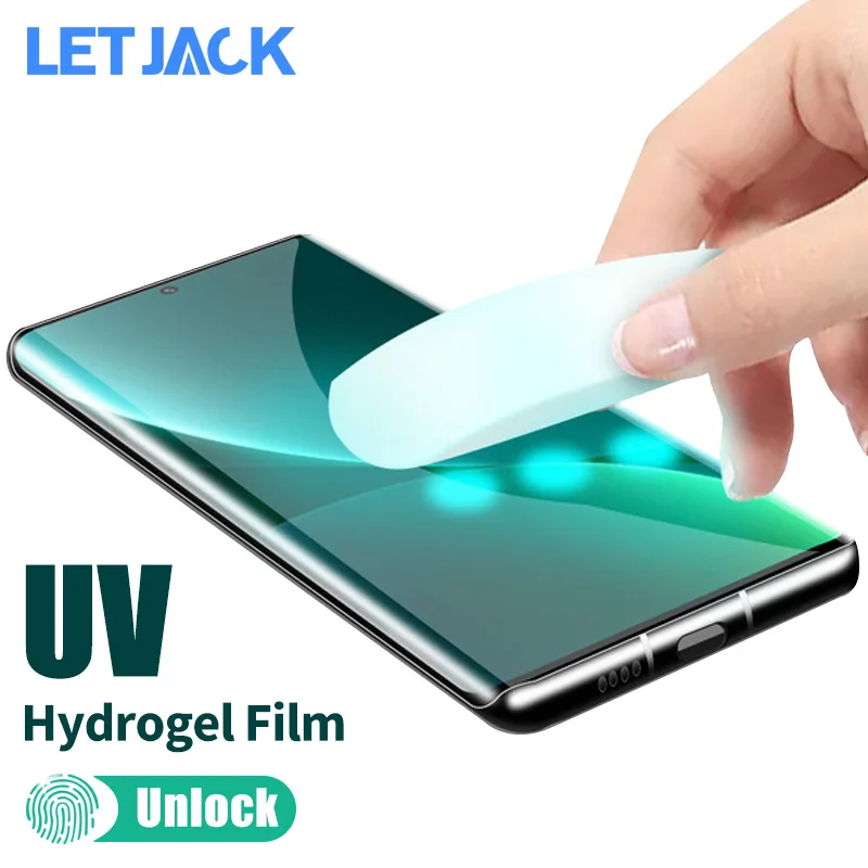 

Гидрогелевая УФ-пленка 999D для Xiaomi 13 12X 11T 11 Ultra Poco F4 F3 X4 X3 GT M4, Защита экрана для Redmi Note 11 10 Pro, не стекло