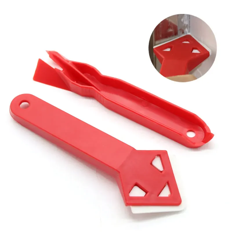 2 Pieces/set of Hand Tools Tile Surface Glue Scraper Caulking Trimming Tool Bathroom Kitchen Floor Seam Trimming Tool