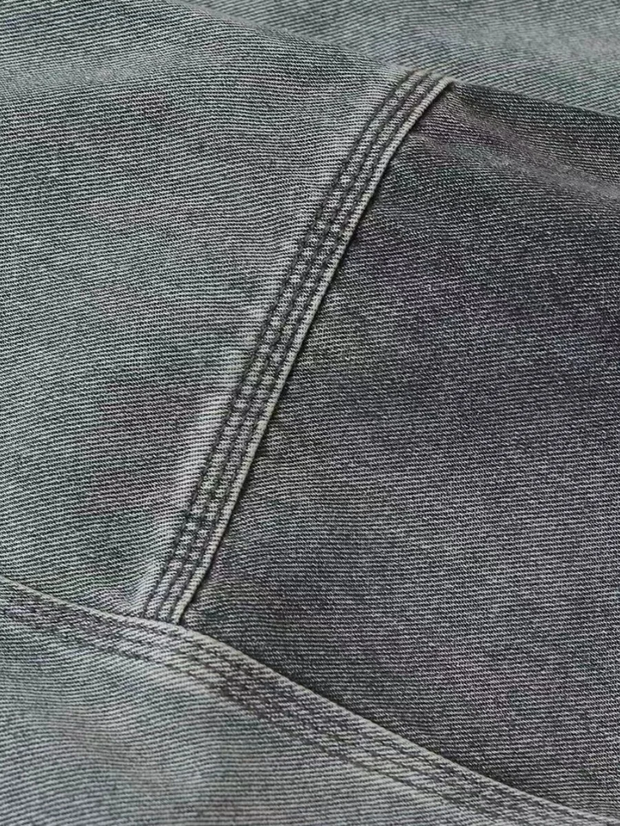 

High-End plus Size Asymmetric Color Blo Dad Jeans Summer Loose Nine-Piece Harem Pants Women's Premium Denim Trousers