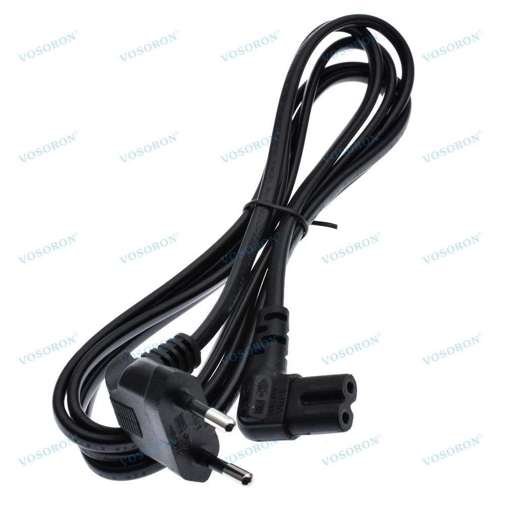 EU Schuko CEE7/16 Right Angled to IEC320 C7 Power Lead Adapter Cable for Samsung Philips Sony LED TV Figure 8 AC Power Cord 3m