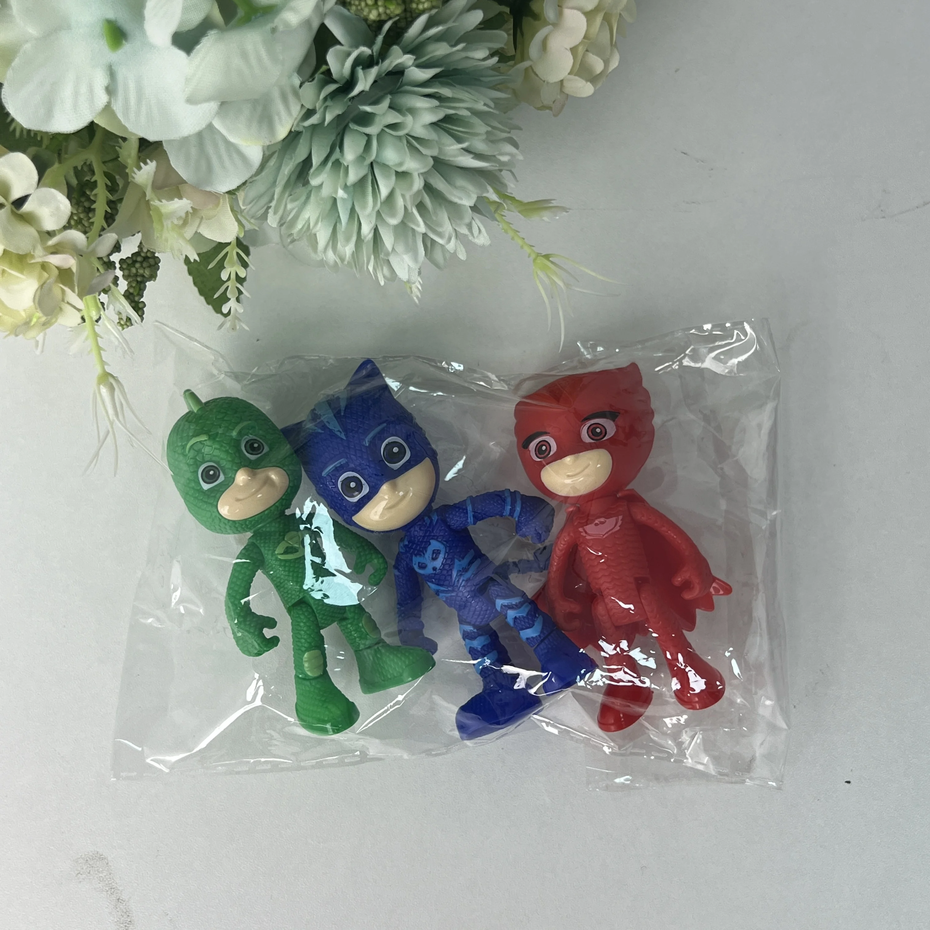 Pj Mask Figurines Connor Catboy Greg Gekko Classic Movie Cartoon Character Anime Figures with Box Children Briyhday Gifts