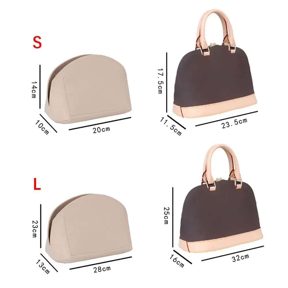 Bag Support Felt Insert Bag Durable Organization Storage Internal Bag Portable Felt Purse Liner for For LV Alma BB