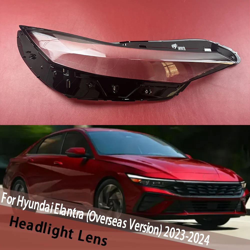 

For Hyundai Elantra (Overseas Version) 2023 2024 Headlamp Lens Shade Head Light Housing Headlight Shell Replace Lampshade Cover