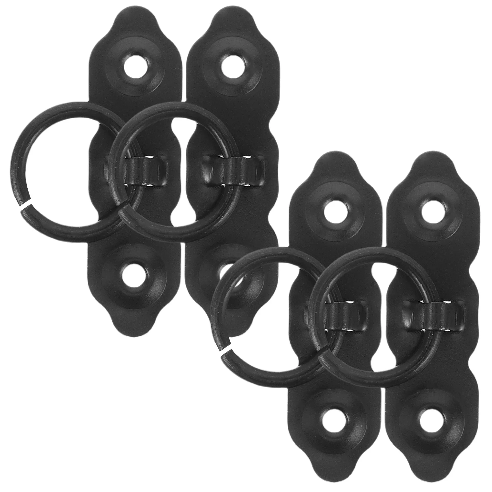 

4pcs Iron Drawer Pull Handles Metal Cabinet Door Kitchen Bathroom Wardrobe Farmhouse Style Replacement Heavy Duty Hardware