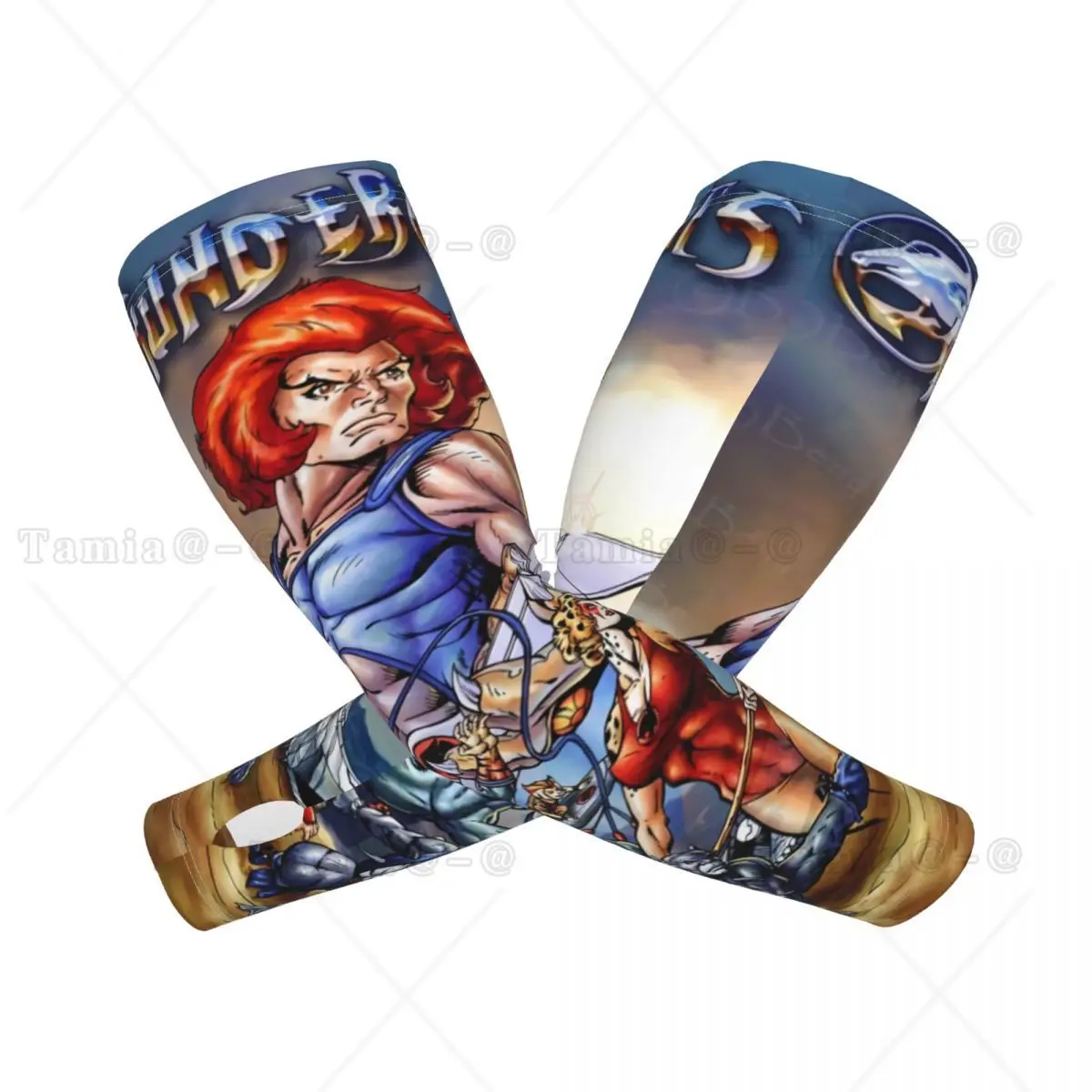 ThunderCats Sports Compression Arm Sleeves Warmer Men Women Anime Anime Tv Sun UV Protection Tattoo Cover Up for Running