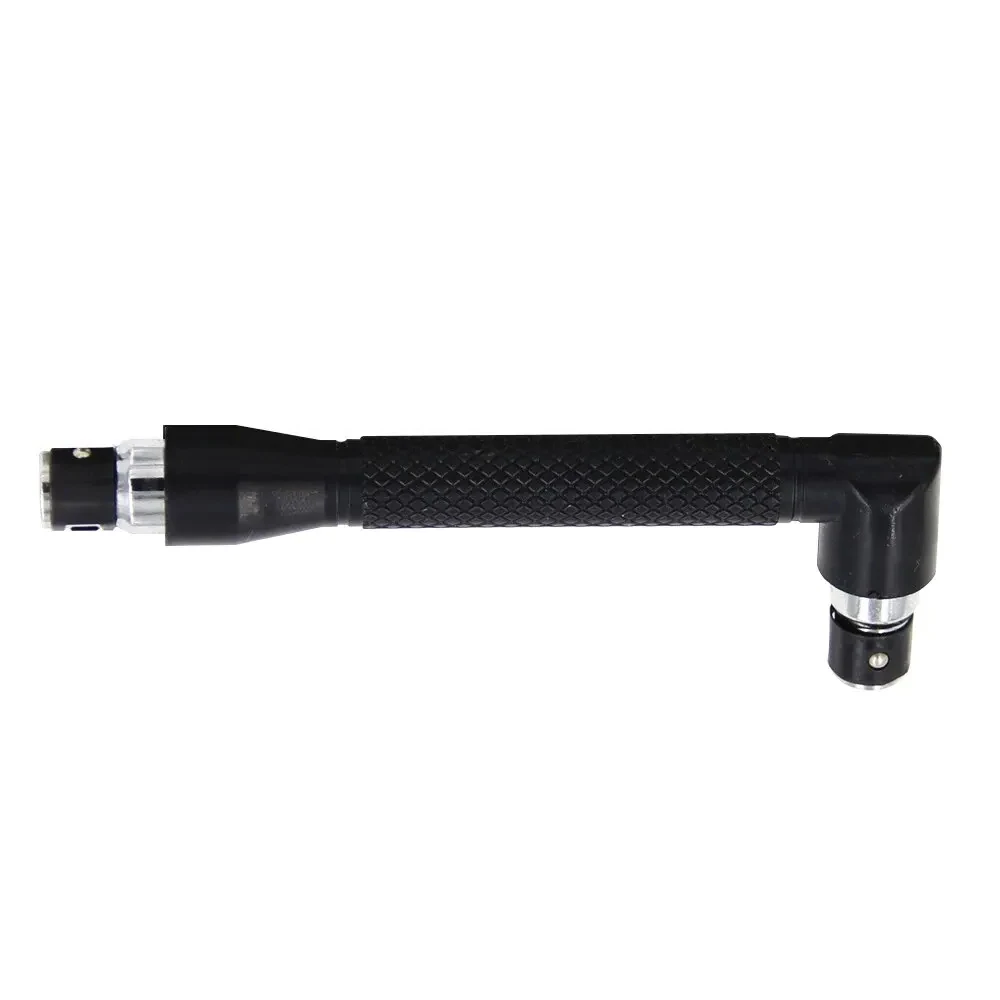 1/4 Hexagon L Type Screwdriver Bit, 90° Double-End Handle, Black 6.35mm Wrench Tool LK-AA129