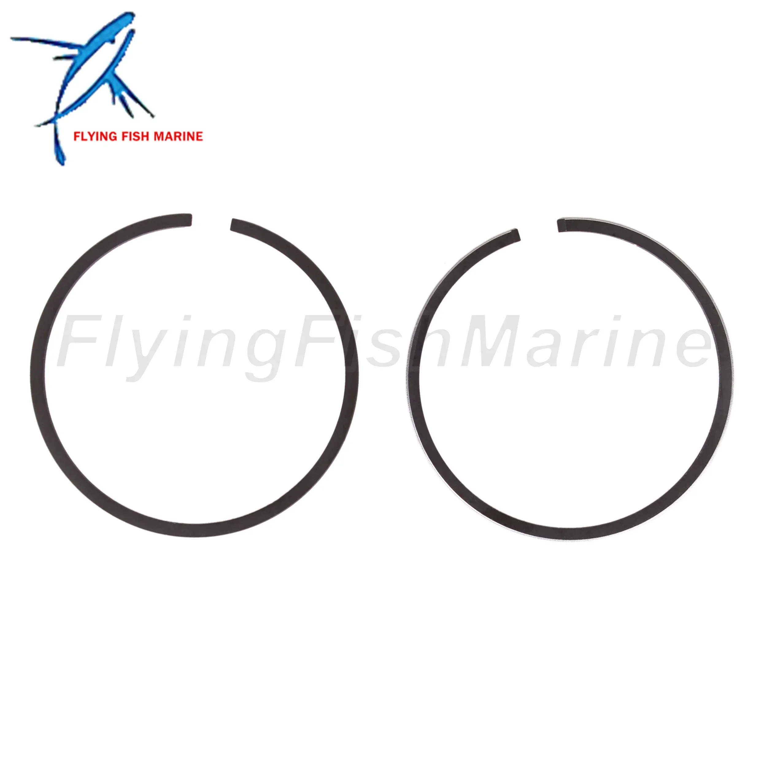 Outboard Motor 6J1-11610-00 STD Piston Ring for Yamaha 4HP 5HP, 54mm STD, 2 PCS