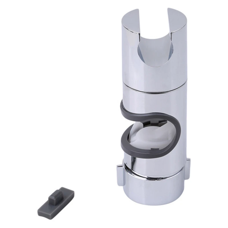 Staffa per doccia universale supporto per binario doccia 22 ~ 25mm supporto per soffione doccia cromato in ABS accessori per il bagno regolabili