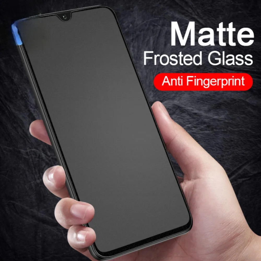 2PCS Matte Tempered Glass for Samsung Galaxy A21S A50 A20 A30 A10 M10 M20 Tempered Glass for Samsung A71 A51 A72 A52 A7