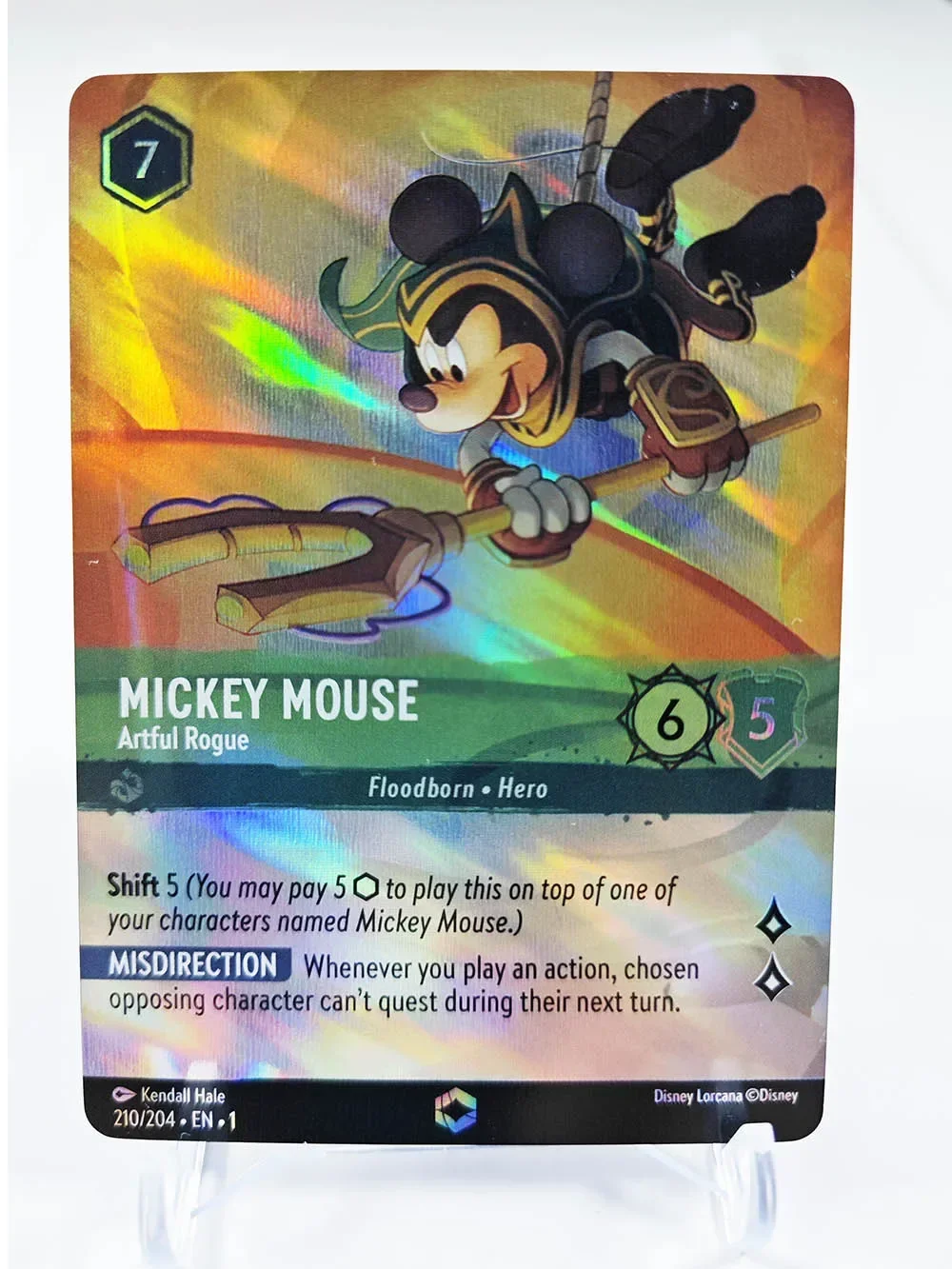 Disney Lorcana Proxy French/English/German Foil High Quality simba hades stitch tinker bell TCG Game Cards
