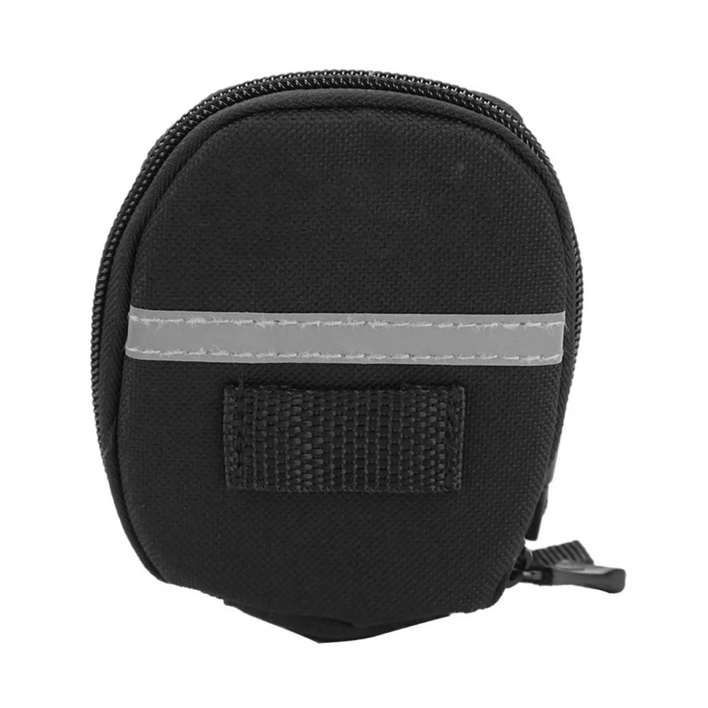 Adjustable Straps Bike Saddle Bag with Reflective Sign Lightweight Bike Bag Under Seat Large Capacity Portable Saddle Bag