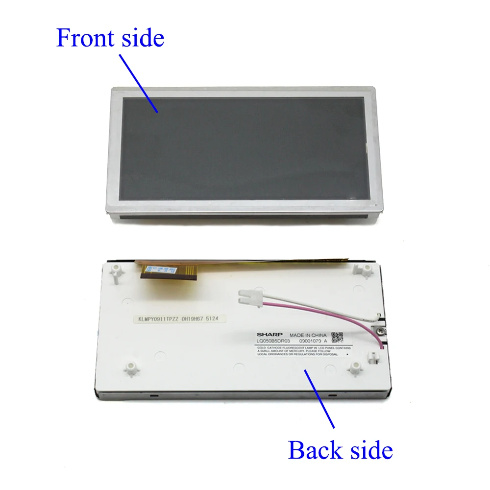 For Mercedes Benz C Class W204 2007-2010 Car Central Control Dashboard Multimedia GPS Navigation Display Screen Replacement