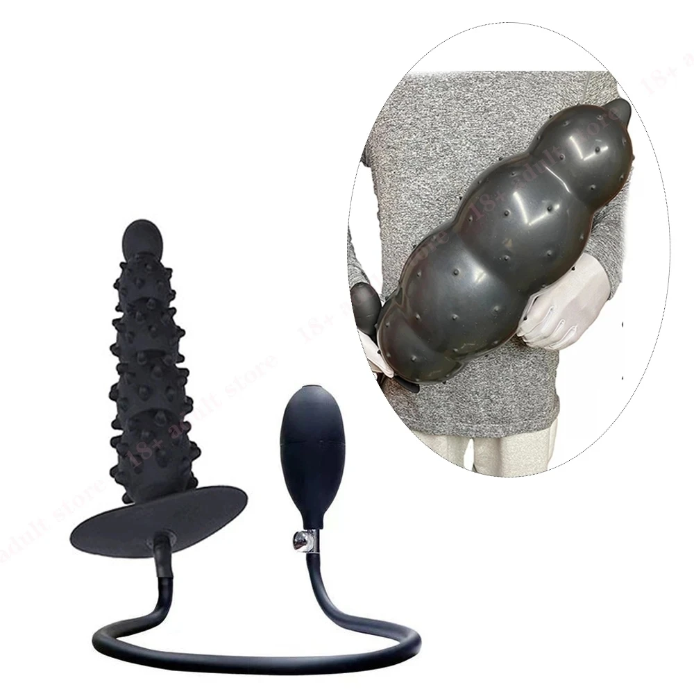 نفخ الشرج الخرز سيليكون دسار المهبل الشرج موسع ضخمة بعقب المكونات الشرج المكونات جهاز تدليك للبروستاتا الشرج الجنس لعب للنساء الرجال #3