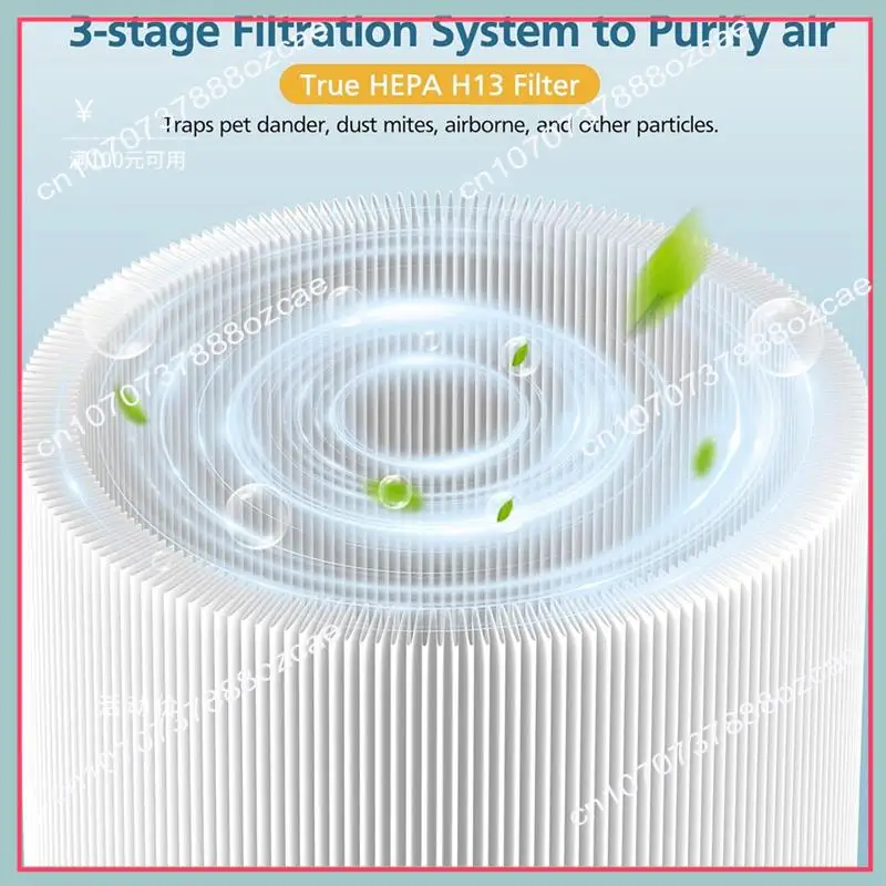 A26P 2-Pack 511 فلتر بديل وفلتر الكربون المنشط لـ Blueair Blue Pure لفلتر بديل Blue Pure 511