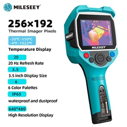 MILESEEY Thermal Camera TR256 256*192 Pixel Thermal Imaging Camera 3.5Inch Big Screen Thermal Imaging Imager For Repair
