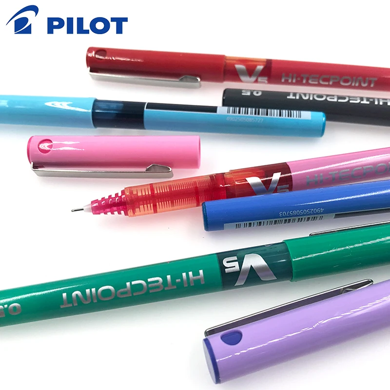 일본 PILOT 젤 펜, BX-V5 미술 용품, 컬러 펜, 사무실 액세서리, 학교 학생 문구, 매치 가능, 1 개