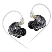KZ Gale Wired In Ear HiFi Earphones Superlinear Dynamic Drive Headphones Ergonomics Music Monitor Headset Custom Gaming Earbuds