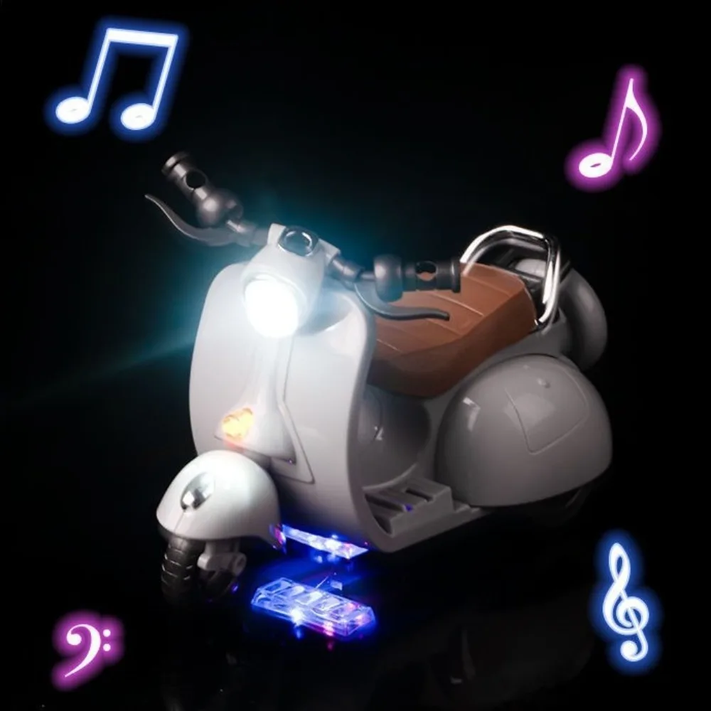 Nuevo Mini Scooter de juguete giratorio, diseño Retro, Mini bicicleta eléctrica, giro deslumbrante con muñeca ligera, motocicleta para juguete