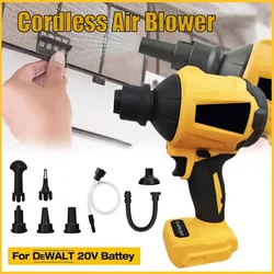 Electric Goddess Air Gun Cordless Compressed Air Dust Collector Blower Brushless Power Tool for Dewalt 20V Li-ion Battery