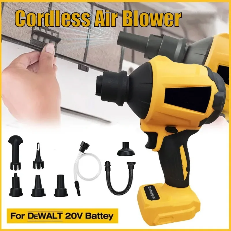 cordless electric goddess air gun compressed air poeira collector blower brushless ferramenta eletrica para dewalt 20v li ion battery 01