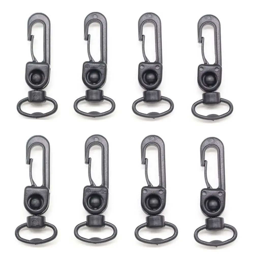 10pcs High Quality Rotating Snap Hook Plastic Luggage Hardware Traction Buckles Webbing Buckle Leather Strap Accessories