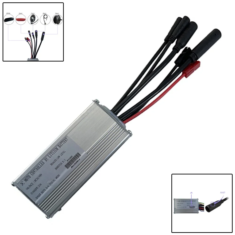 

1 X JN Controller Controller Motor For E-Bike Stable Waterproof 36V/48V Brand New Brushless Hub Higher Efficiency