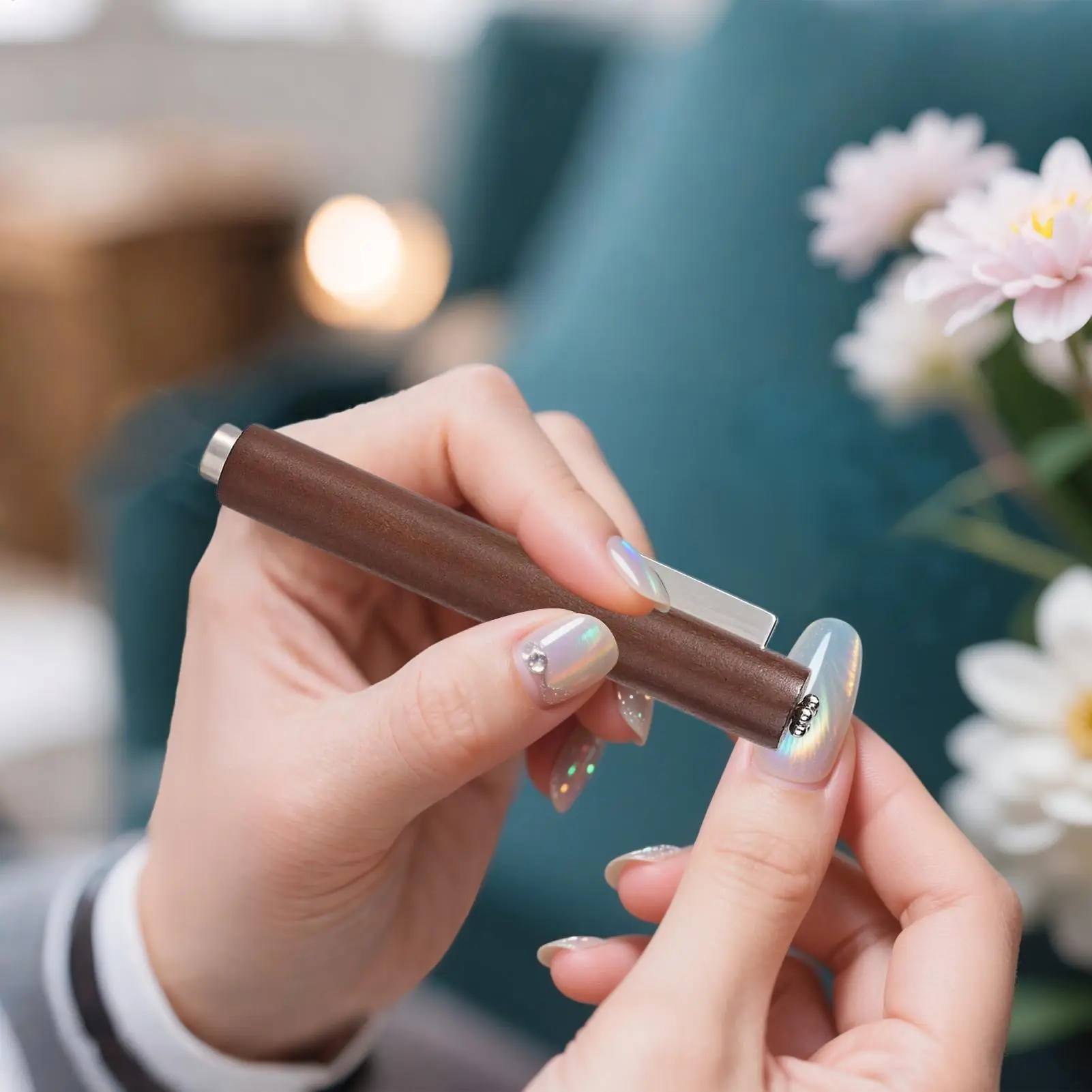 مغناطيس القلب للأظافر، قلم مغناطيسي جل، ملحقات مغناطيسية على شكل قلب، أداة لوازم فنية لتعزيز تصميم اللوحة للمنزل