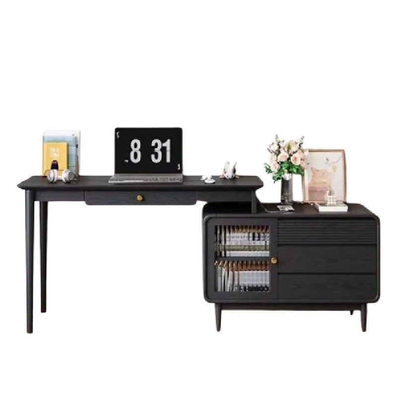 Italian Office Computer Table Study Home Storage Writing Wooden Study Computer Desks Side Luxury Scrivania Trendy Furniture