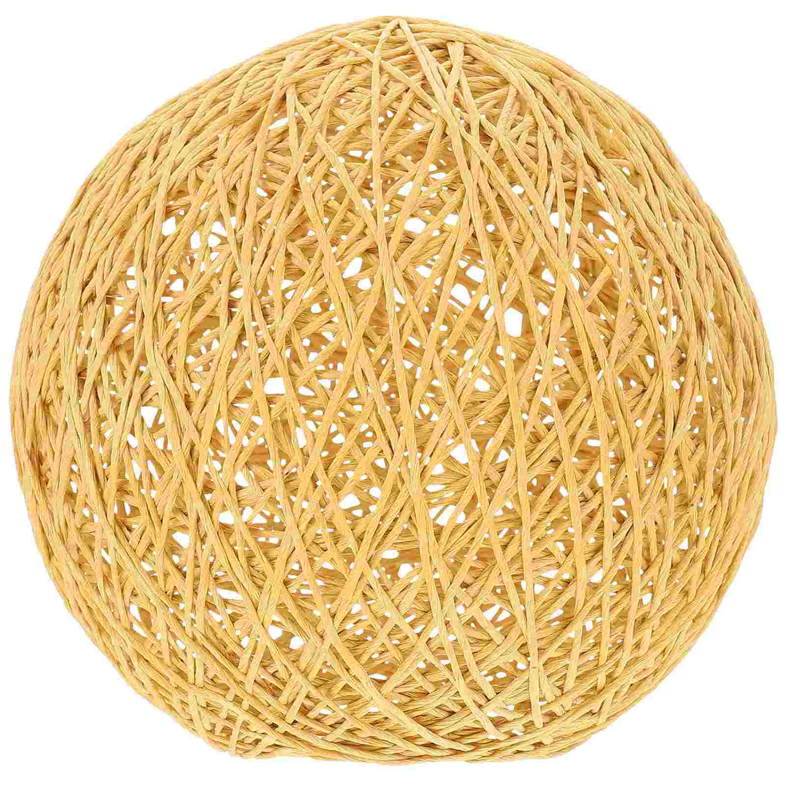 

Takraw Lampshade Light Shades for Table Lanterns Ceiling Rattan Cover Paper Home