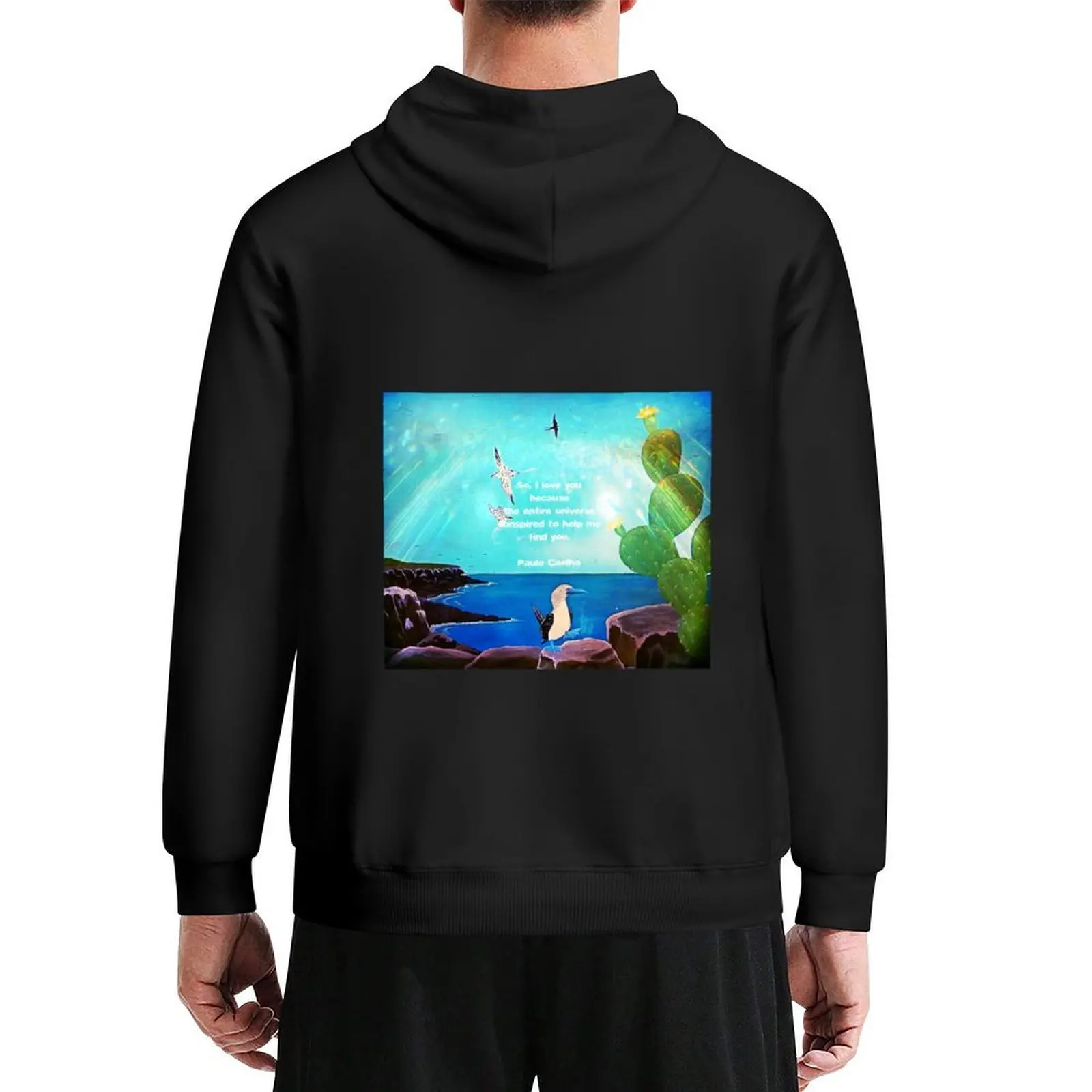 

I LOVE YOU Inspirational Quote Hoodie mens clothing clothes for men autumn clothes mens clothes japanese hoodie