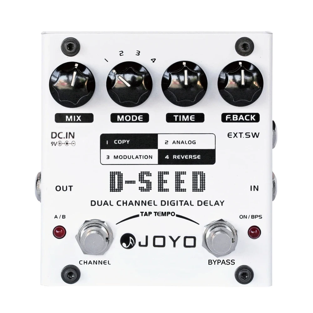 JOYO D-SEED Delay Guitar Pedal with Looper Dual Channel Stereo