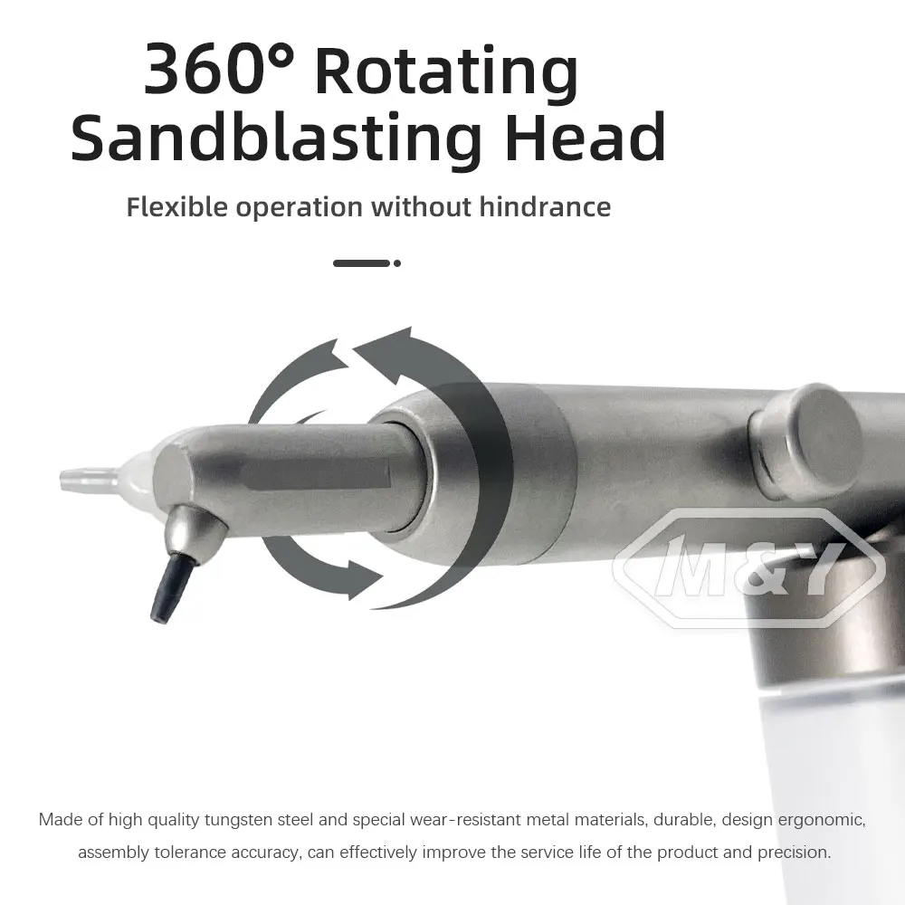 Dental tools Air Polisher Alumina Sandblasting Gun Micro Blaster Microetcher Sandblaster Dental Instrument 2/4 Holes Interface