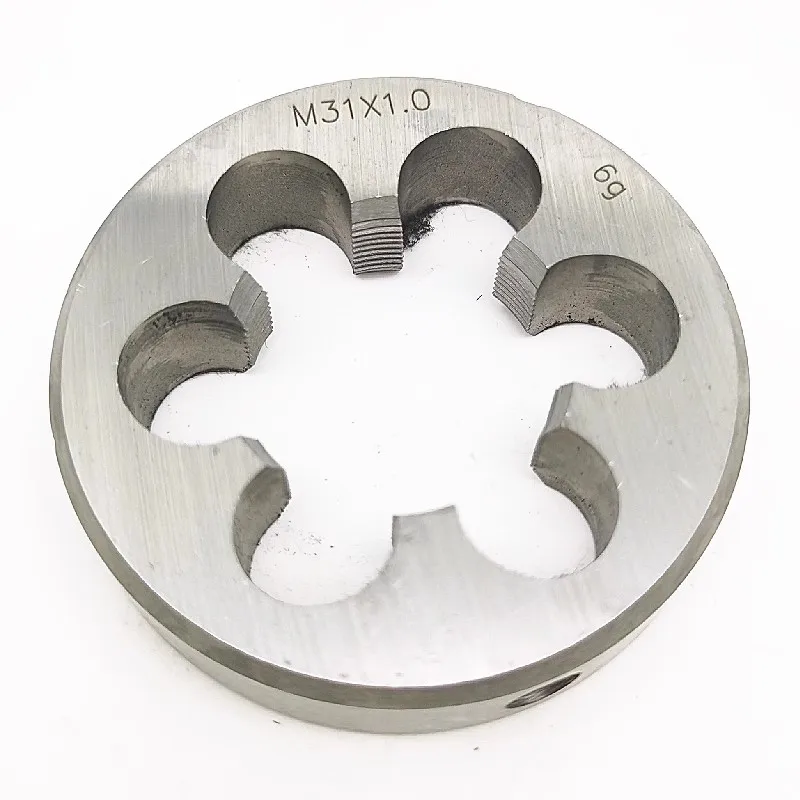 Cost Sale 9Sicr Made M30/M31/M32/M33/M34/M35/M36*1.0/1.5/2.0/2.5/3.0/3.5mm Manual Die for Hand Threading Steel Metal Workpieces